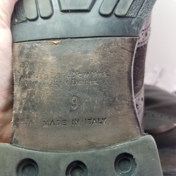 To Boot New York Brennan brown wingtip brogue lace up boots - Picture 10 of 13